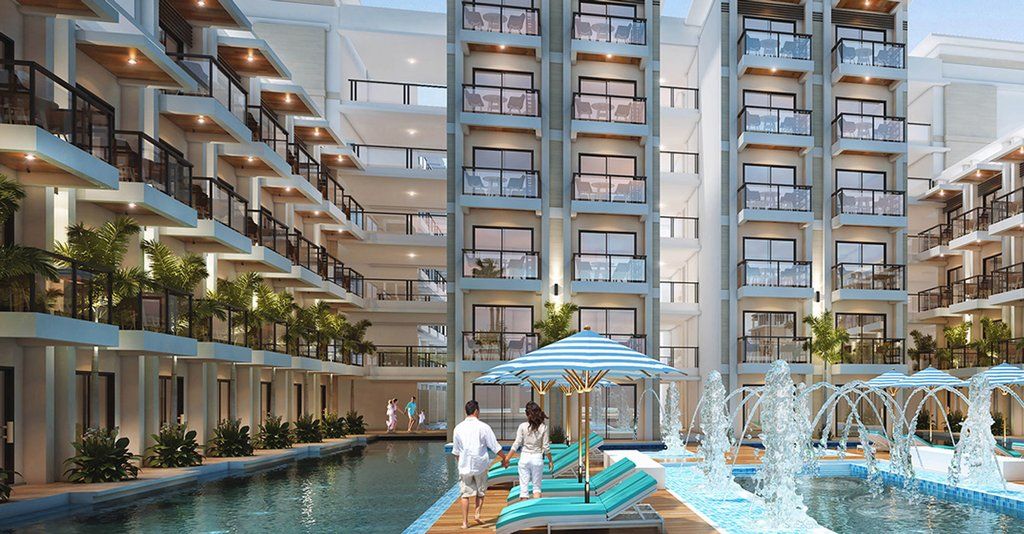 Henann Palm Beach Resort Balabag  Экстерьер фото The swimming pool at the 10th floor